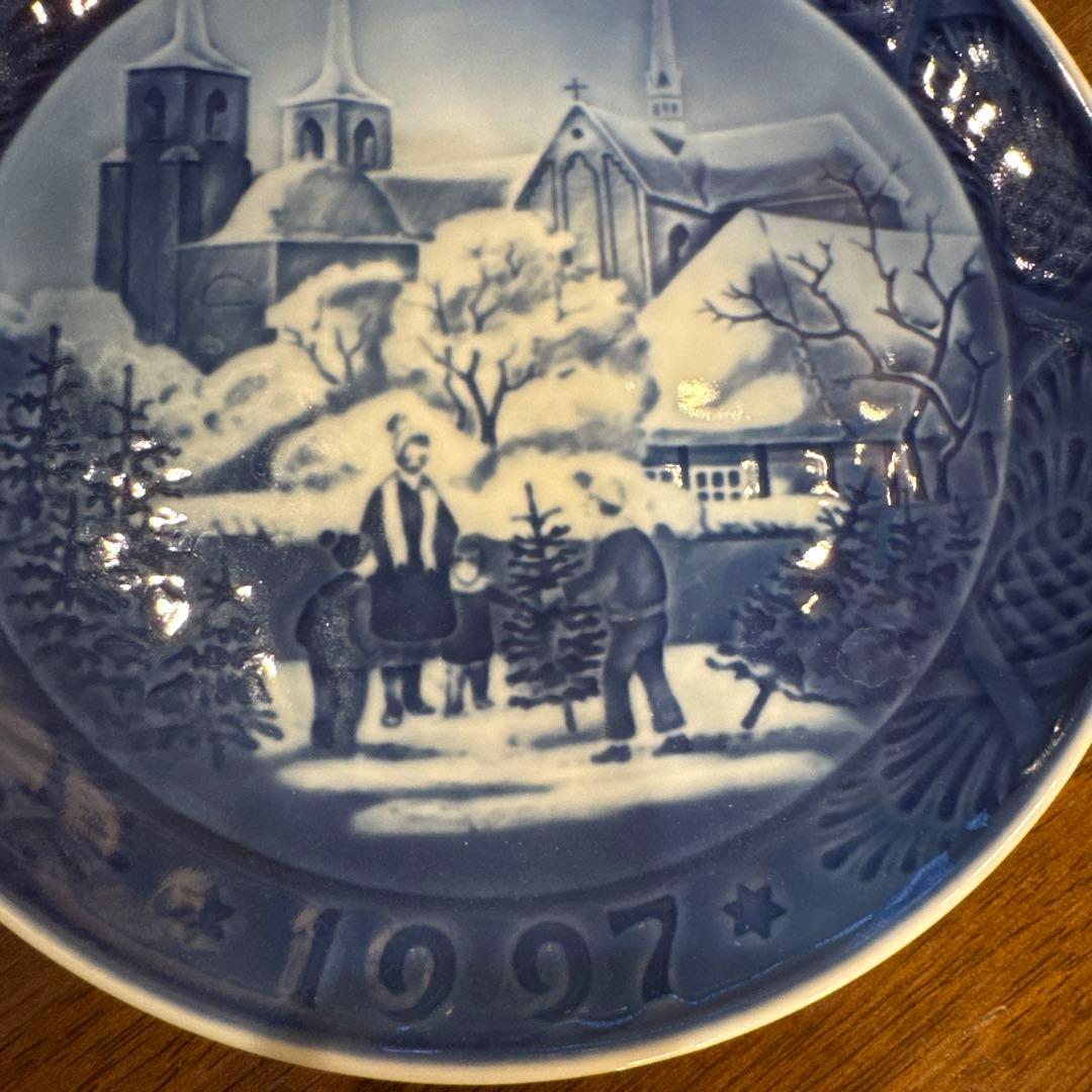 ロイヤルコペンハーゲン 1997年 冬の風景 陶器 プレート - メルカリ