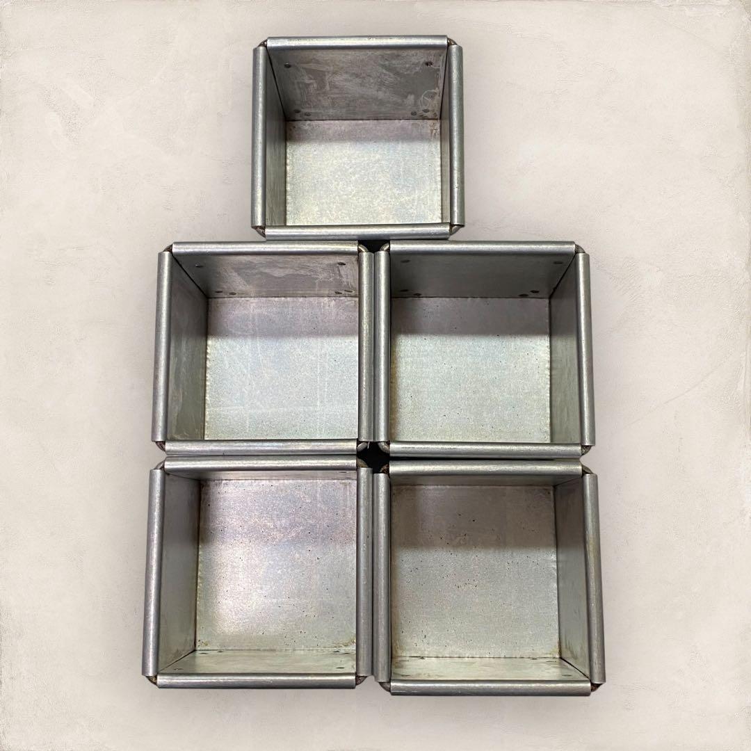 葛飾末廣　パン型　7.5cm　ミニキューブ　食パン型 24個セット