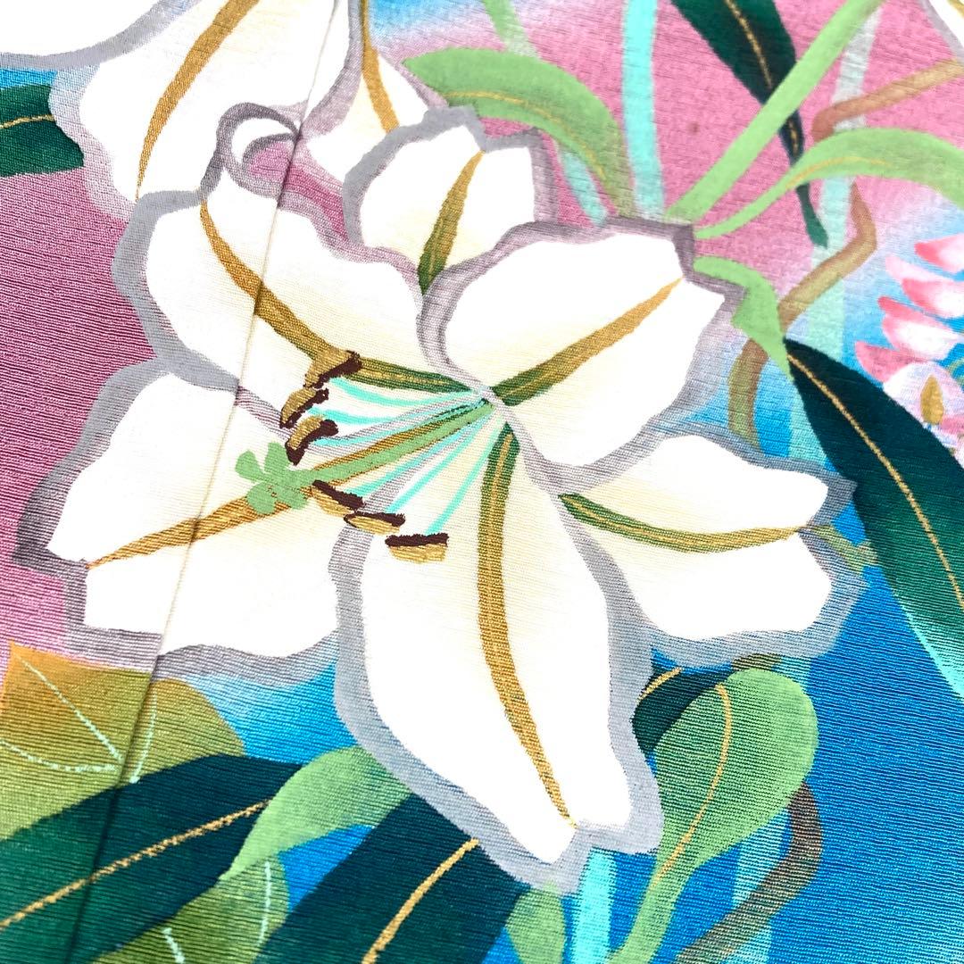 【着物と帯 時流】O24304s◇七五三 7才女の子着物◇手描き友禅百貨店取扱品