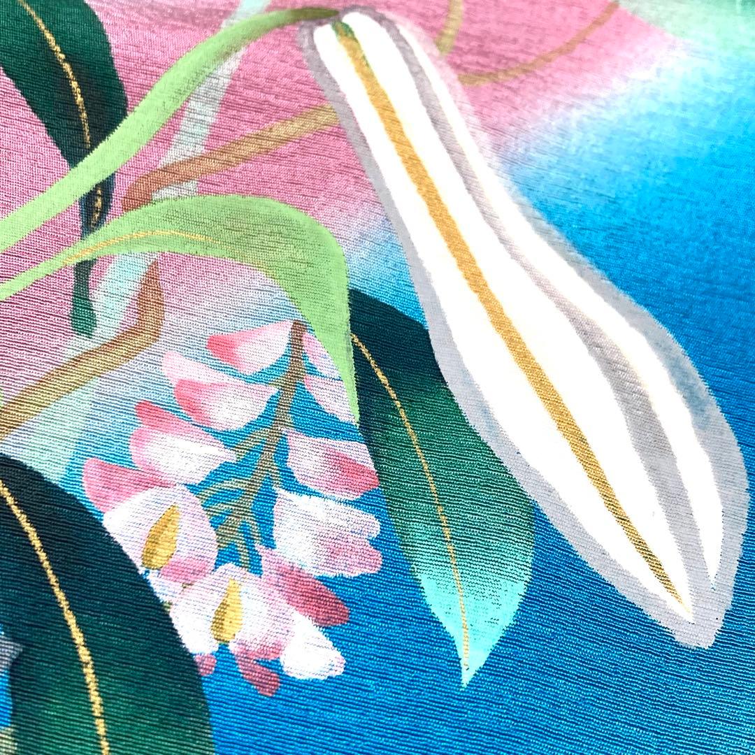 【着物と帯 時流】O24304s◇七五三 7才女の子着物◇手描き友禅百貨店取扱品