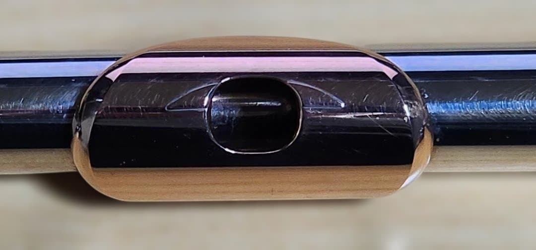 J.R.ラファン フルート頭部管 Au15/Ag85＋14Kリップ／アドラー付