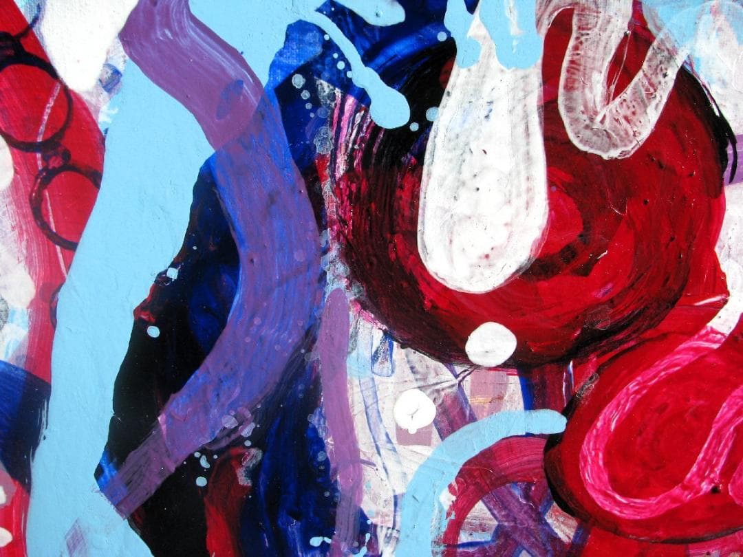 榊原由香子「untitled」約10号アクリル,現代美術