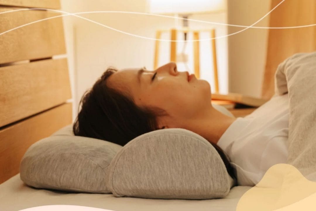 ぼ　　温熱機能付き枕 62cm グレー