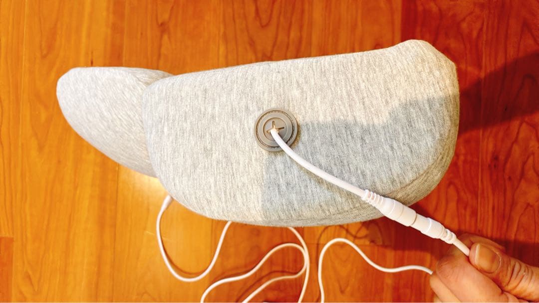 ぼ　　温熱機能付き枕 62cm グレー