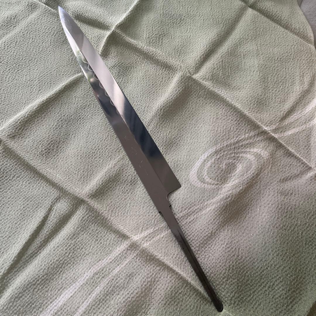 水本焼き 源國行 柳刃包丁 両面刃紋