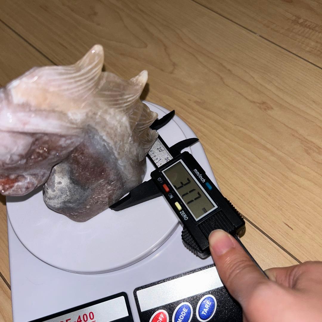 ピンクアメジスト ユニコーン 結晶 天然石 431g bigサイズ