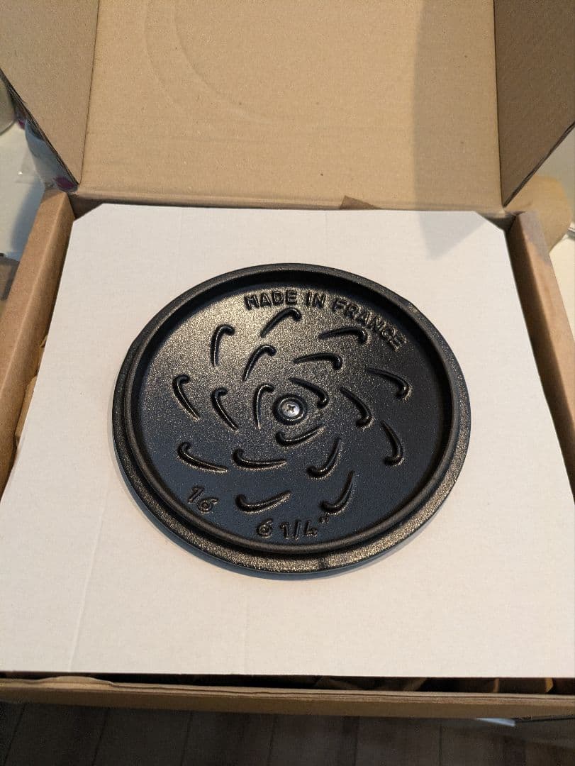 STAUB ラ・メール　両手鍋 蓋付き