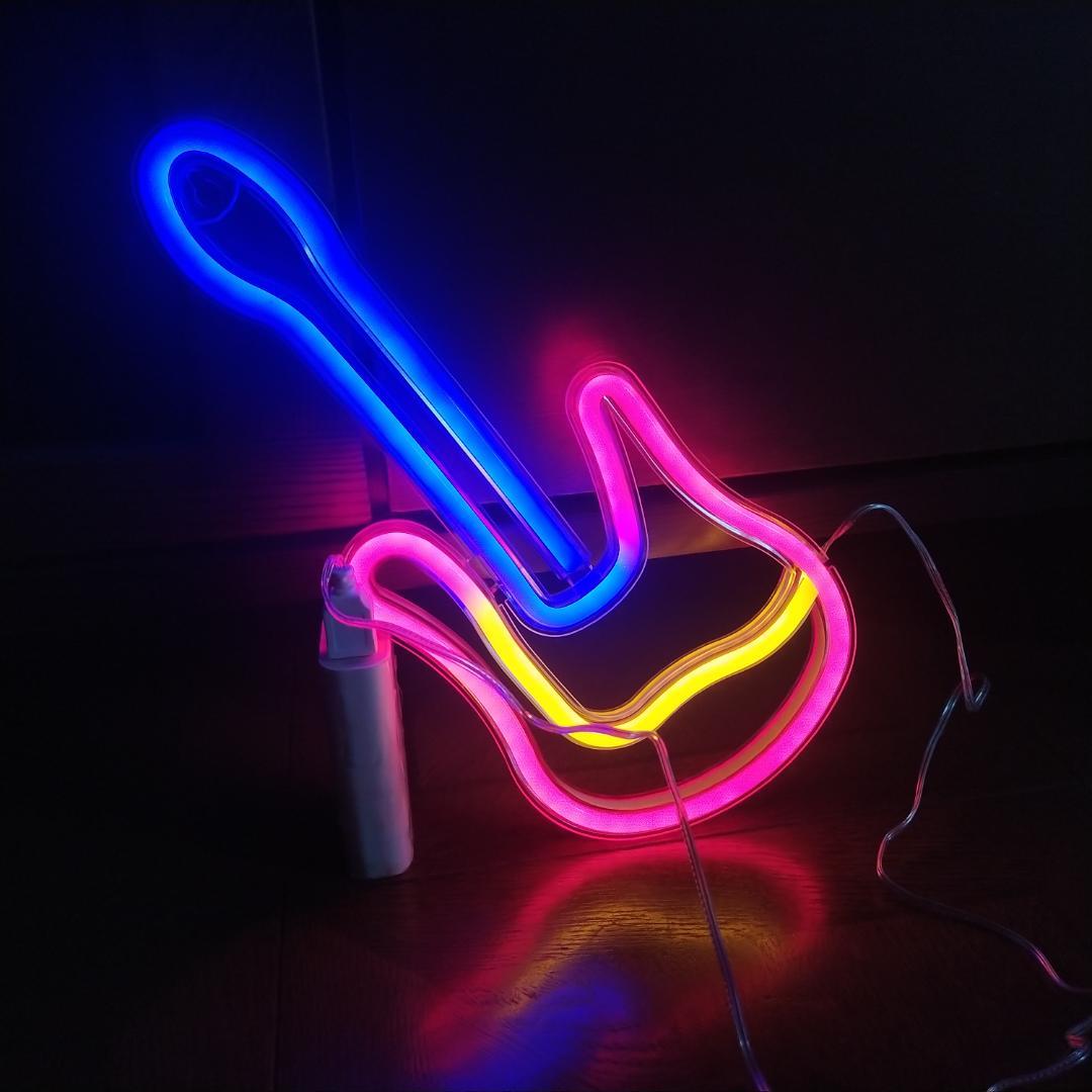 【★超美品＊】ギター ＊ネオンサイン ＊ネオンライト