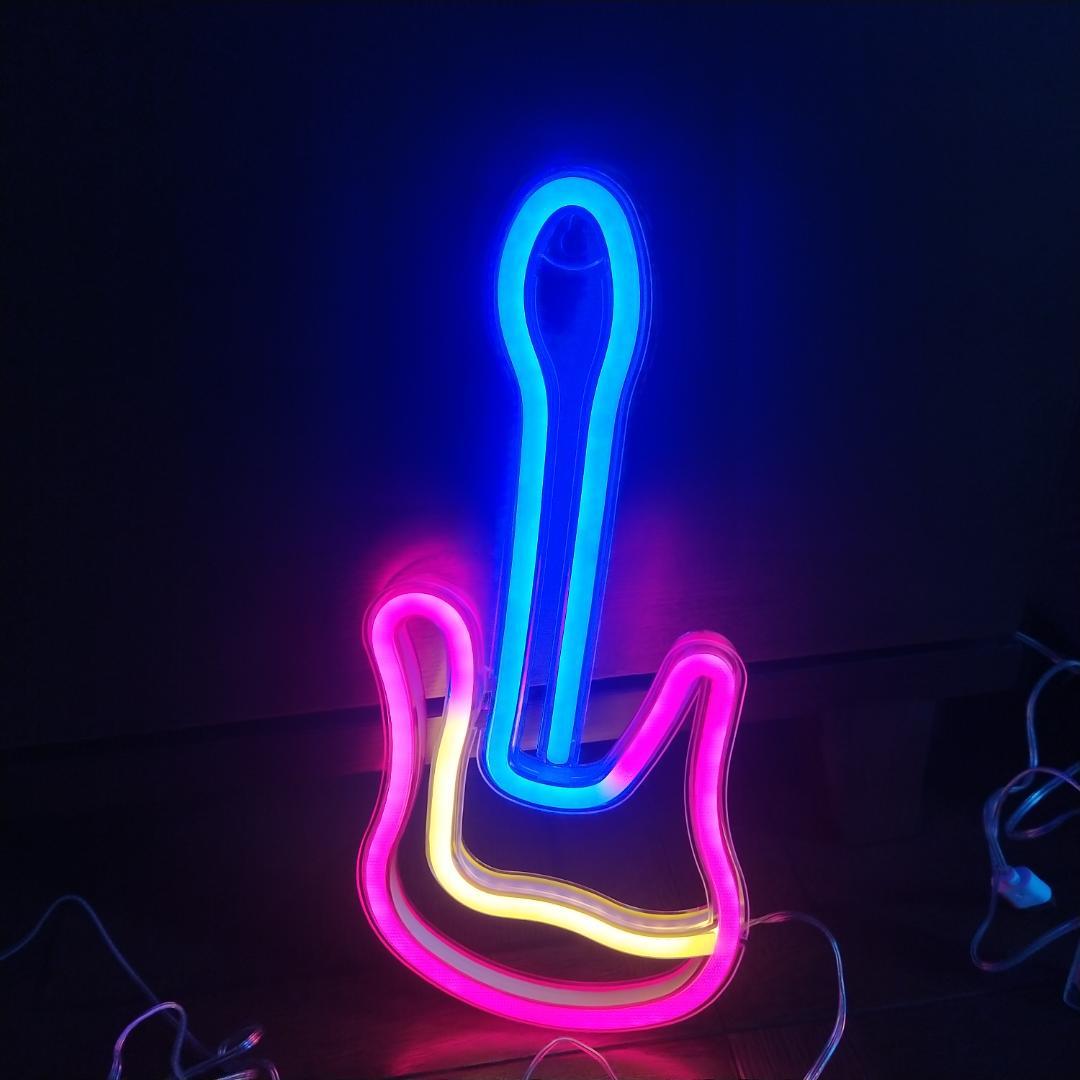 【★超美品＊】ギター ＊ネオンサイン ＊ネオンライト