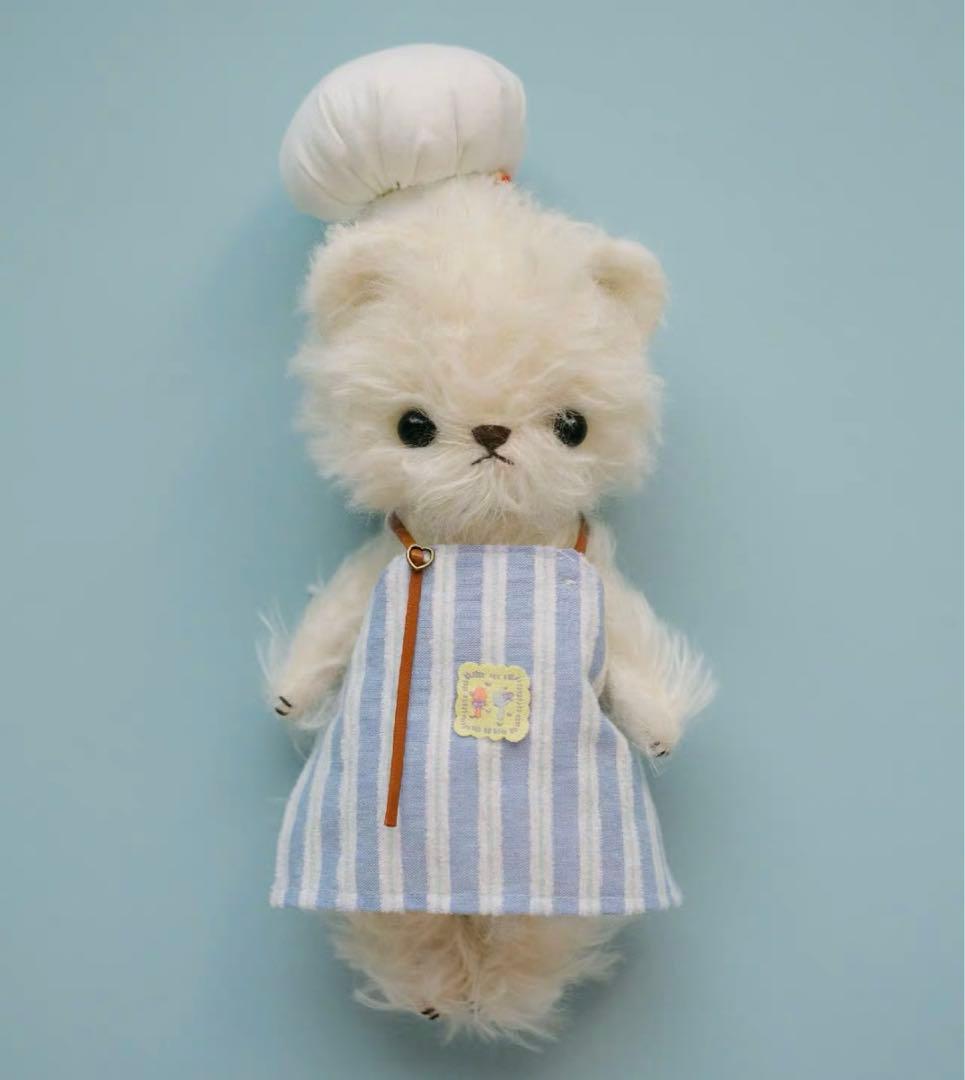 愛おしい白熊ちゃん アーティストベア テディベア 海外作家様 ハンドメイド
