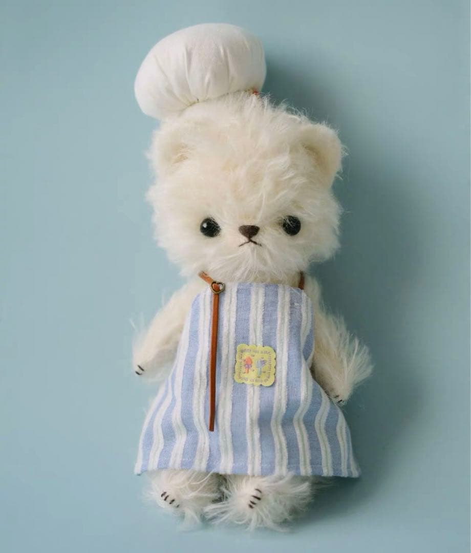 愛おしい白熊ちゃん アーティストベア テディベア 海外作家様 ハンドメイド