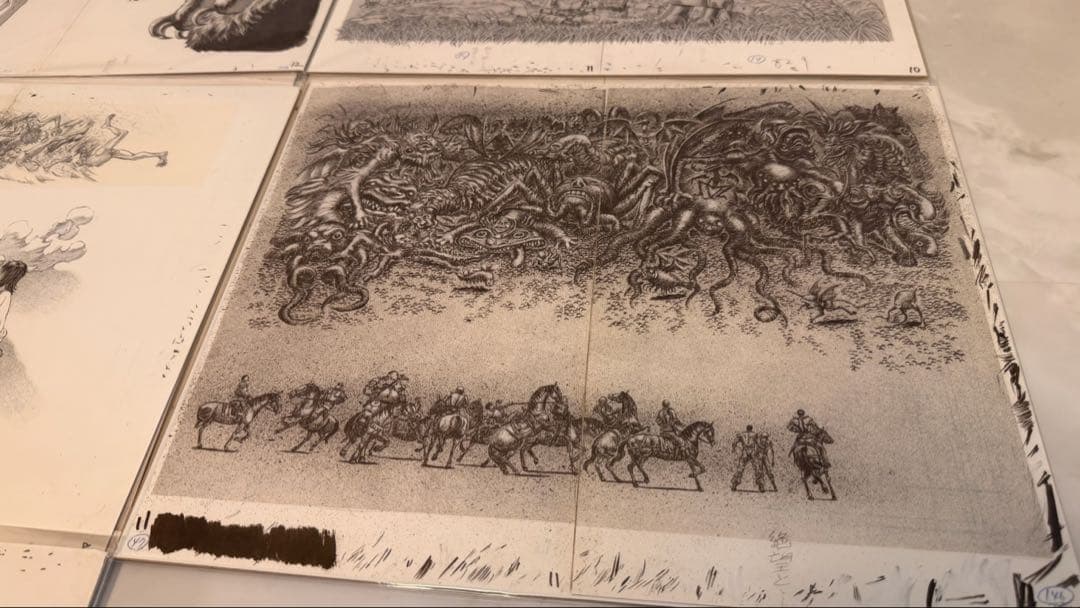 Berserk Genga Art copy complete sets 17枚