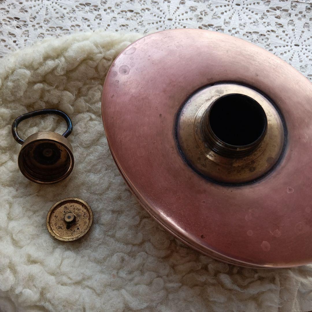 超レア ドイツWALL社の楕円形銅製湯たんぽ - メルカリ