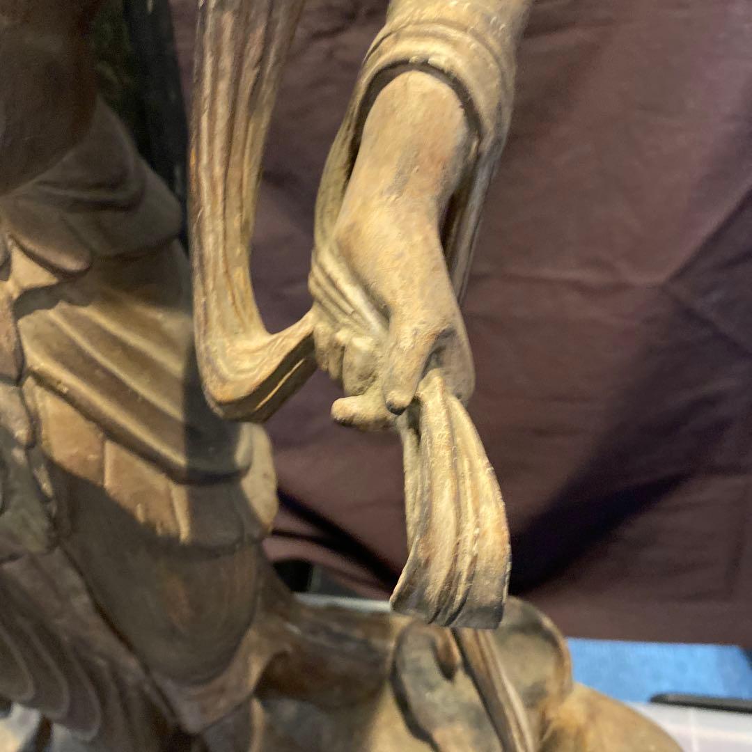 希少】平等院鳳凰堂 国宝模『雲中供養菩薩』置物 仏教美術　超美品　保証書有ります