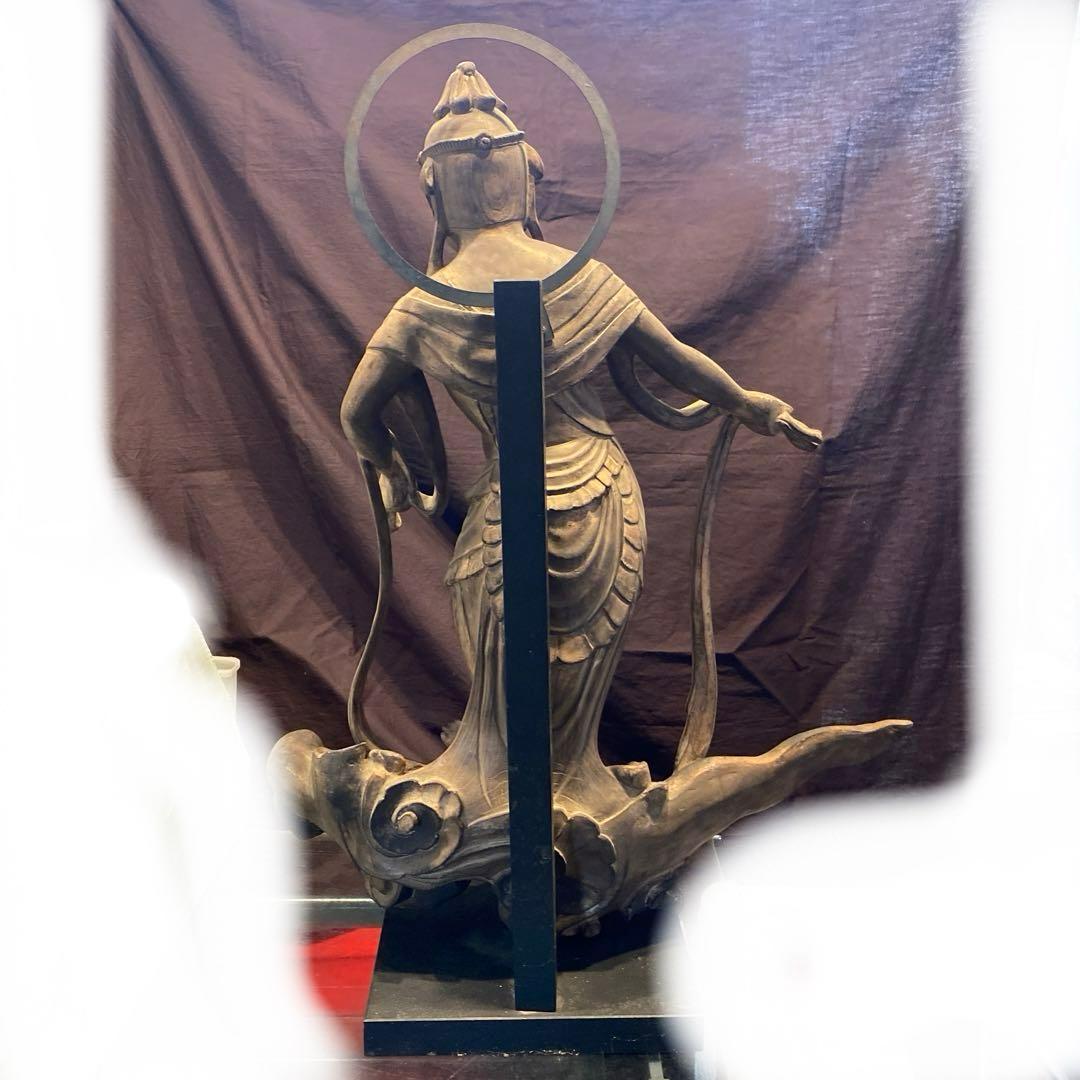 希少】平等院鳳凰堂 国宝模『雲中供養菩薩』置物 仏教美術　超美品　保証書有ります