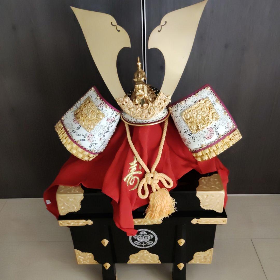 松澤よろい店 五月人形 御兜飾り 竜頭 毛皮付き 七五三