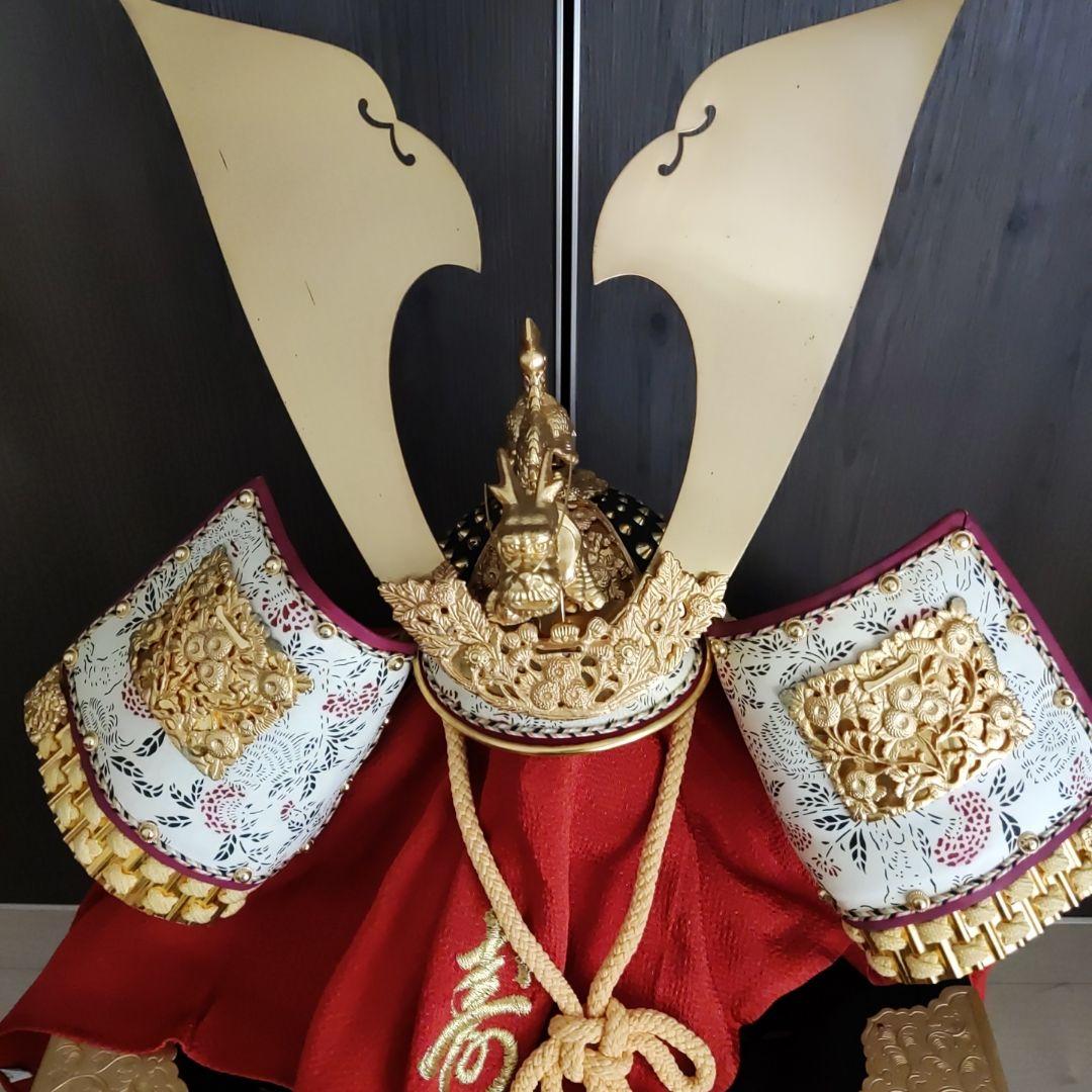 松澤よろい店 五月人形 御兜飾り 竜頭 毛皮付き 七五三