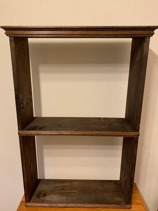 【注文窓口】アンティーク風 おしゃれな棚‼️奥行き18.4センチタイプ