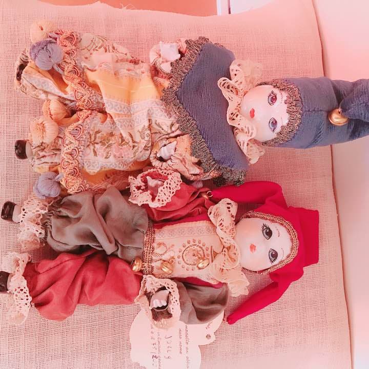 35年前にイタリアで購入した陶器人形