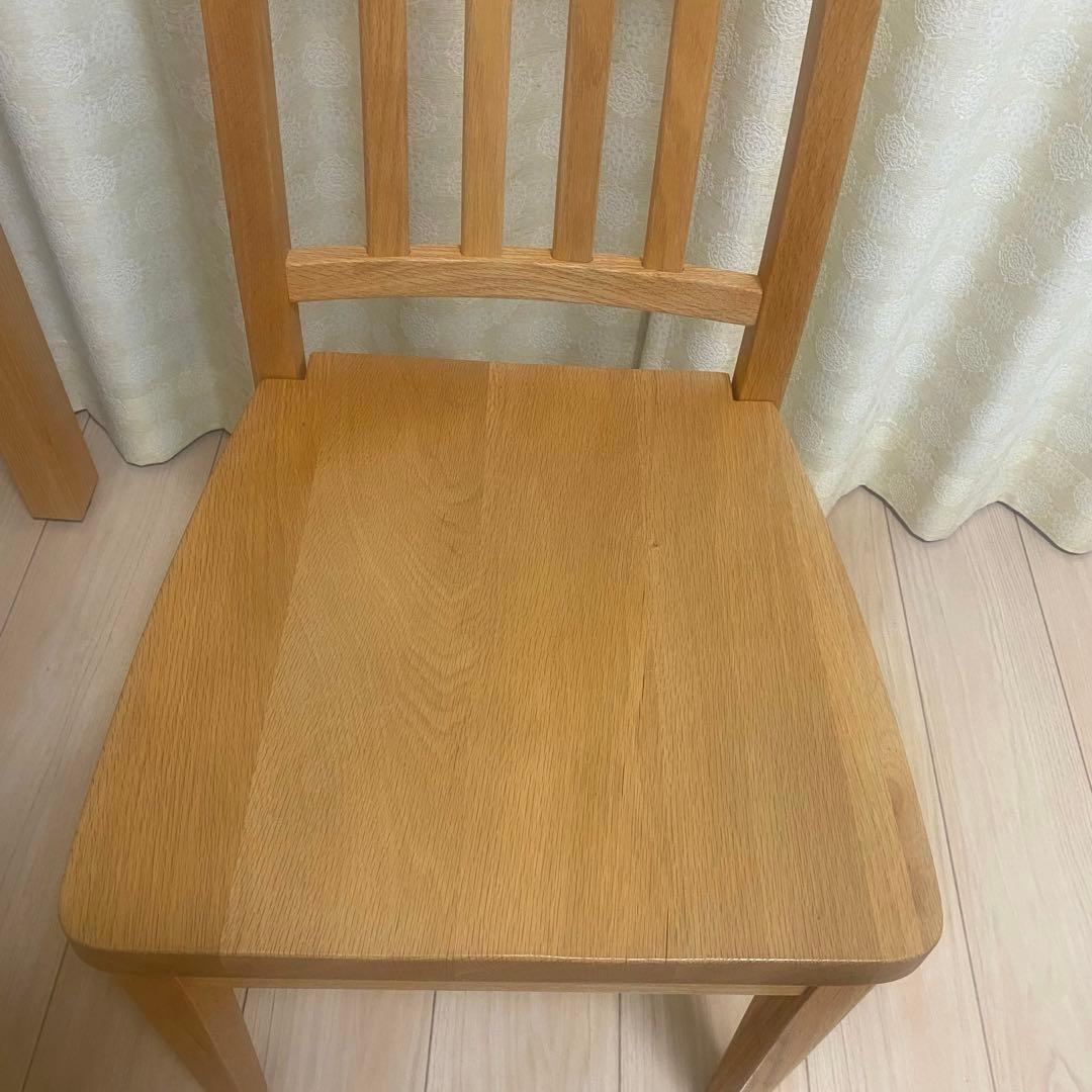値下げ済【オーク材】モモナチュラル・BASICチェア