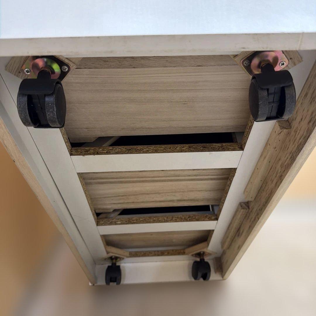 天然木 天板タイル ダストボックス 分別ゴミ箱 3分割 15L