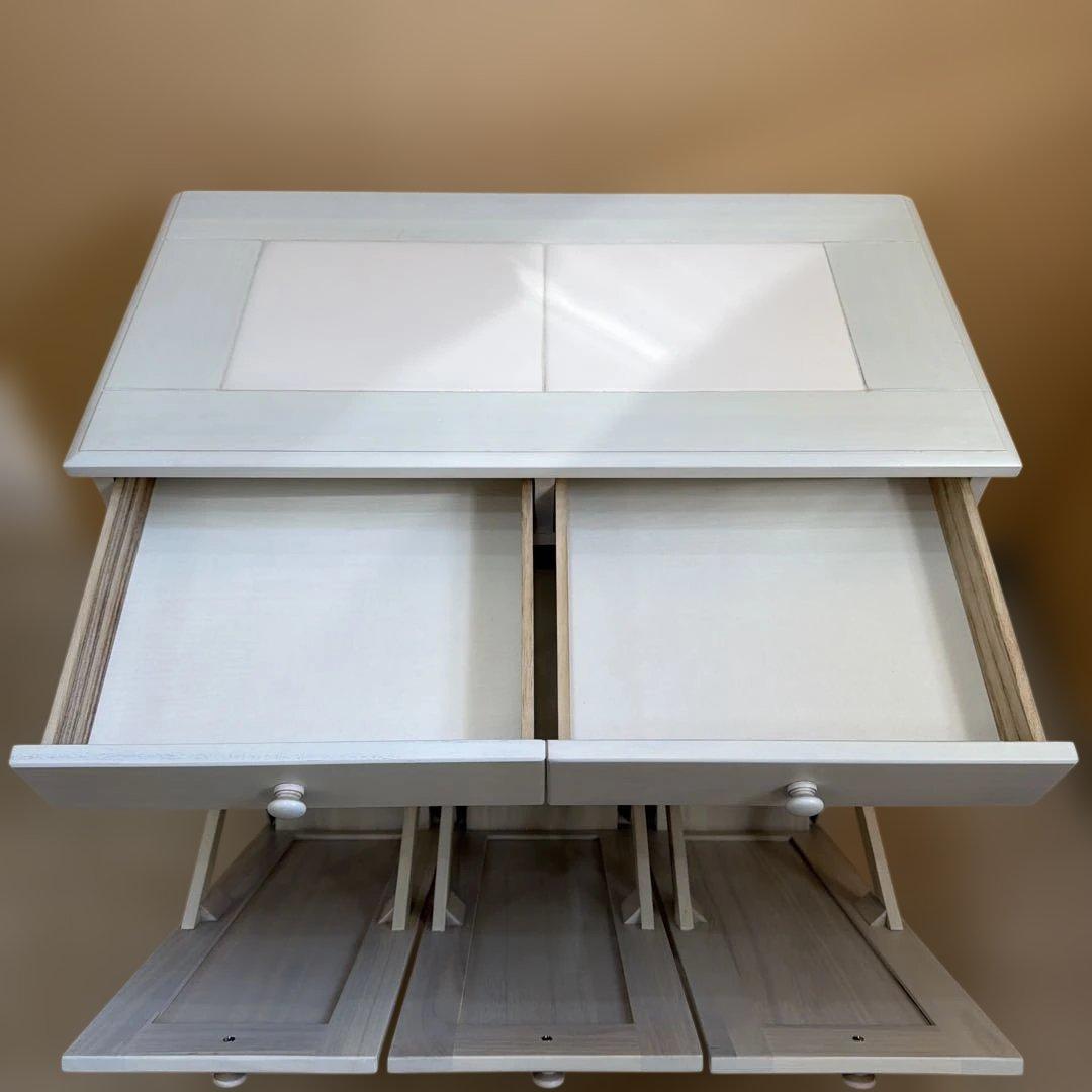 天然木 天板タイル ダストボックス 分別ゴミ箱 3分割 15L