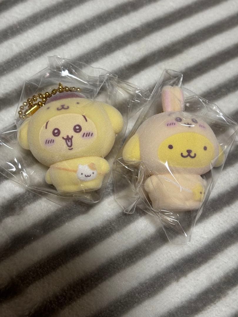 ちいかわ×サンリオコラボ フロッキーマスコット うさぎ/プリン - メルカリ
