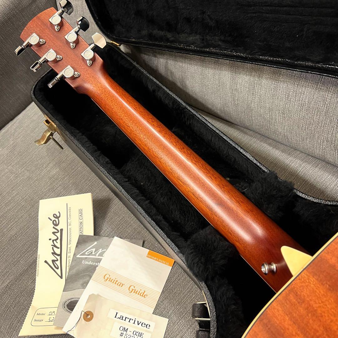カナダ製】Larrivee OM-03E エレアコ 純正ハードケース付き - メルカリ