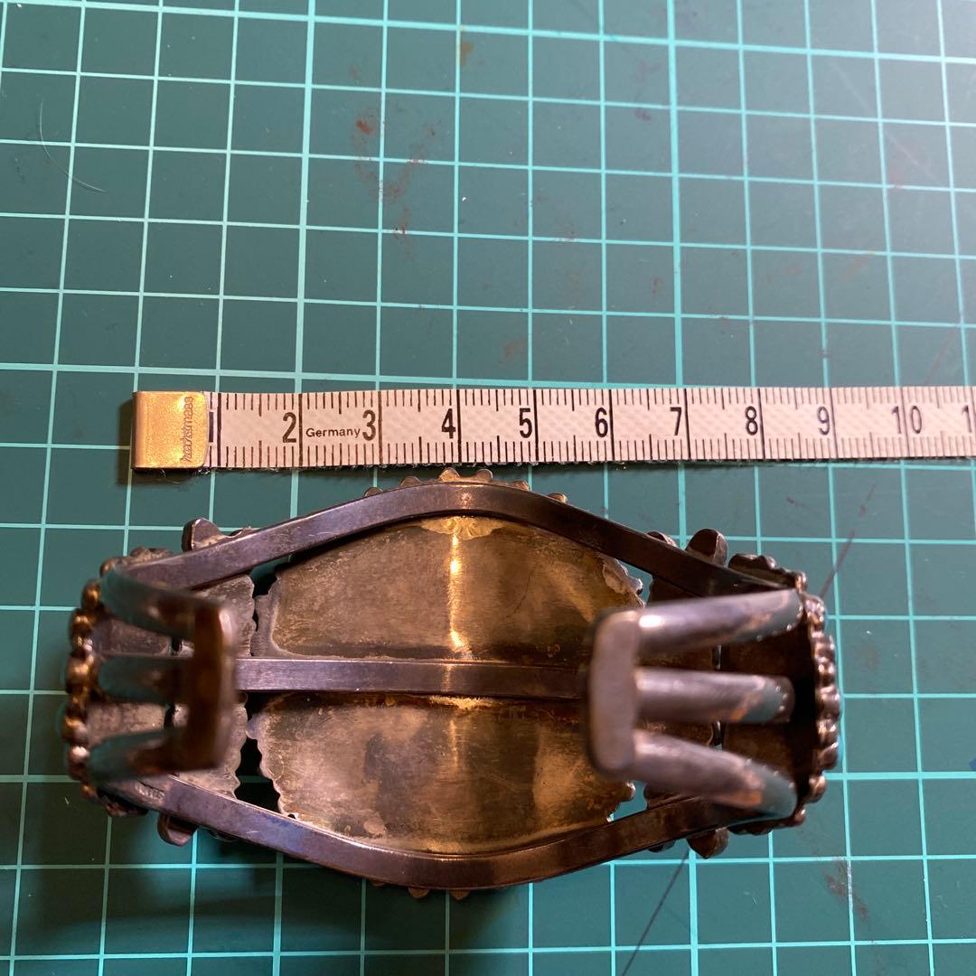 インディアンジュエリー　ターコイズ バングル　スターリングシルバー