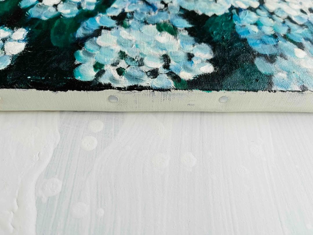 32×41㎝『紫陽花』油彩絵画・原画・F6