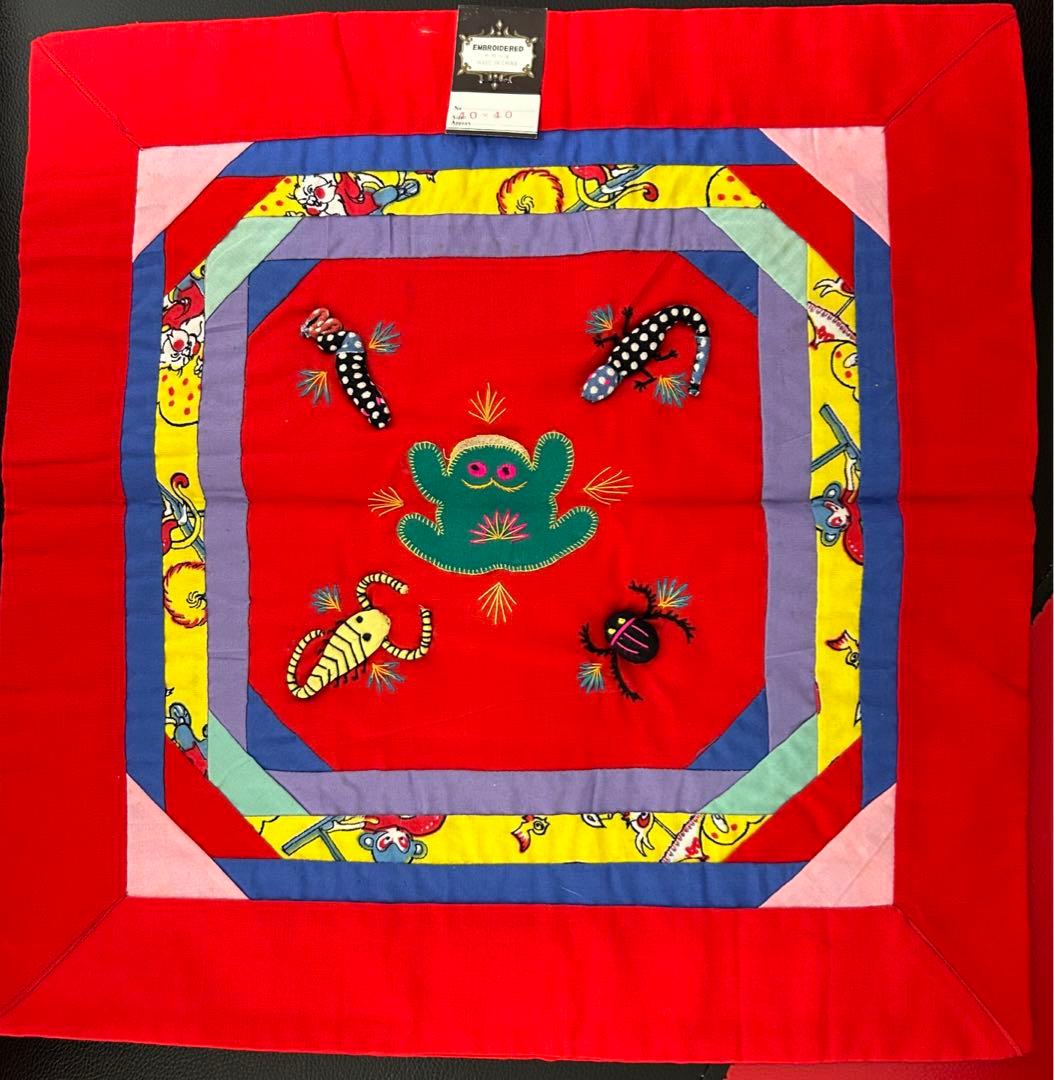 香港　クッションカバー　4枚セット