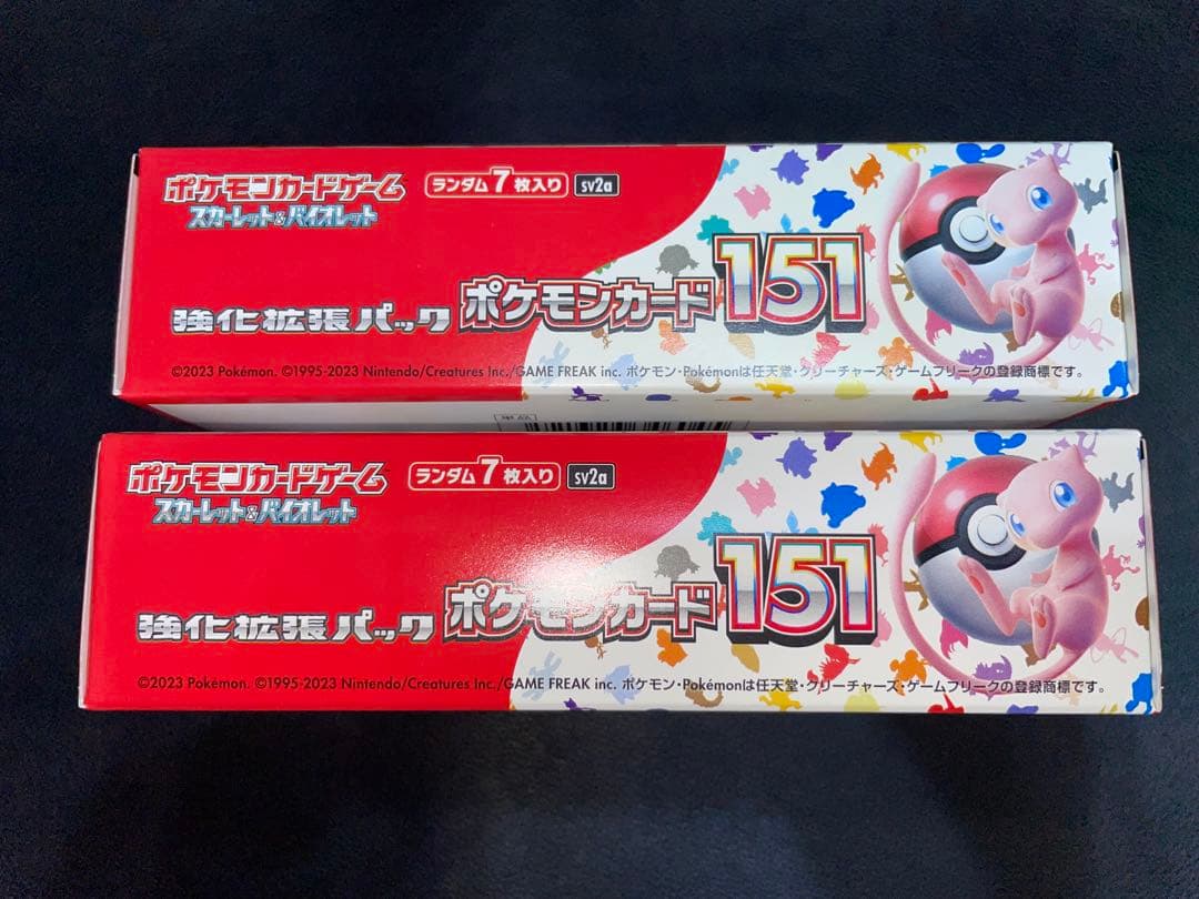 ポケモンカード】151シュリンクなし2箱〈おまけ〉イーブイヒーローズ