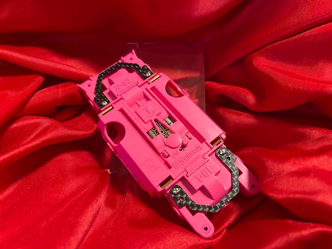 Ｎｏ．2 ミニ四駆 MSフレキ ピンクシャーシ パーフェクトセット