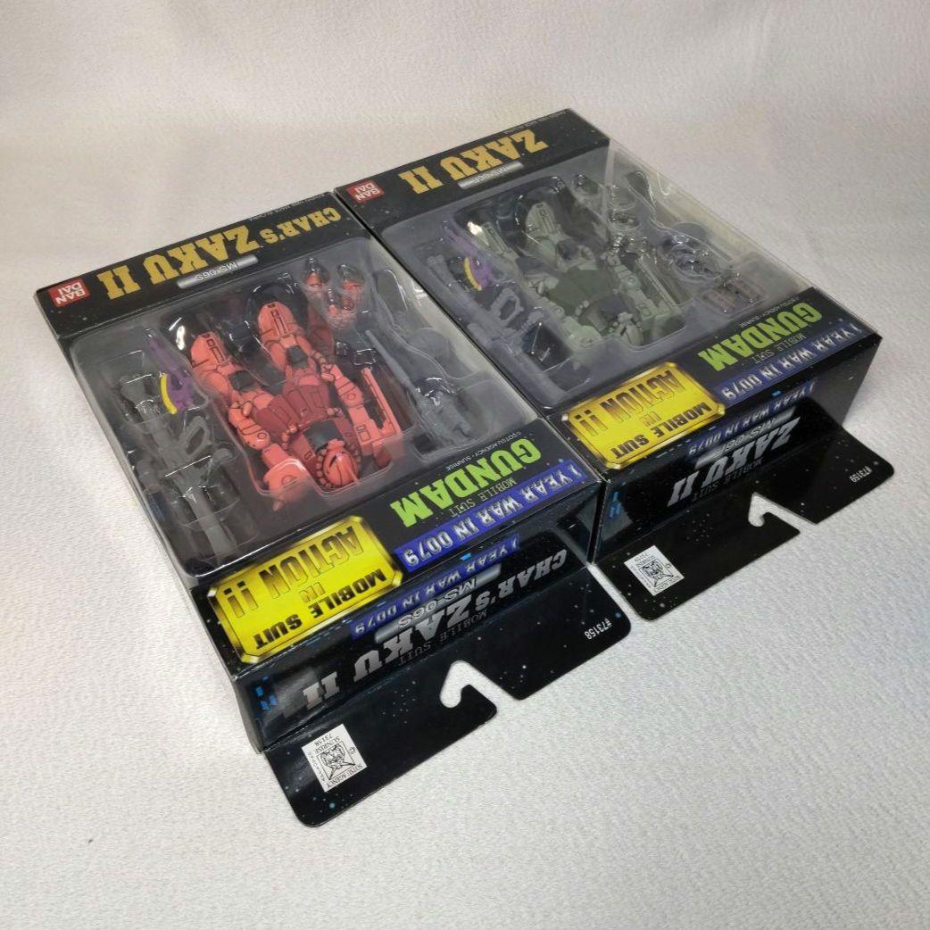 〈新品未開封〉MIA ザクⅡ シャア、ジョニー・ライデン、ギャビー・ハザード専用