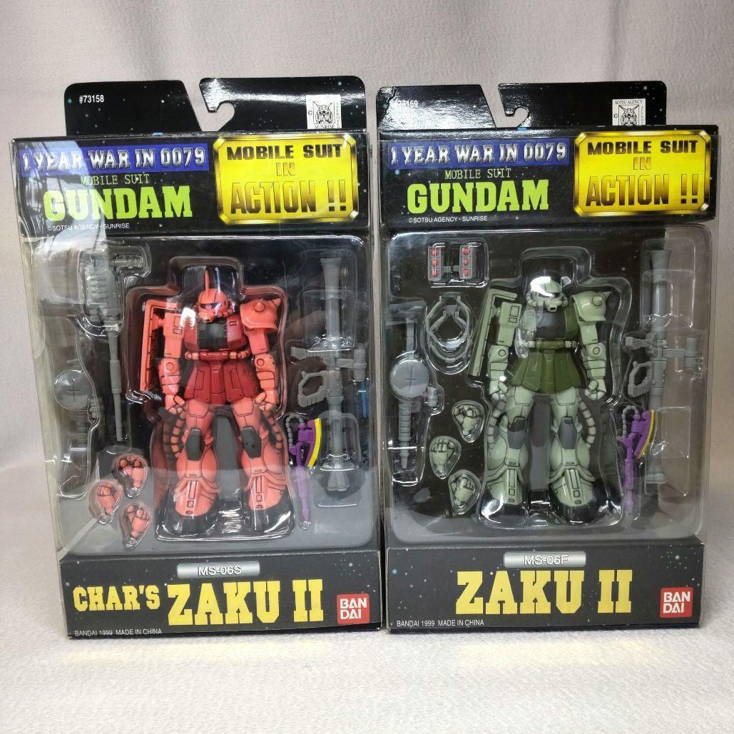〈新品未開封〉MIA ザクⅡ シャア、ジョニー・ライデン、ギャビー・ハザード専用