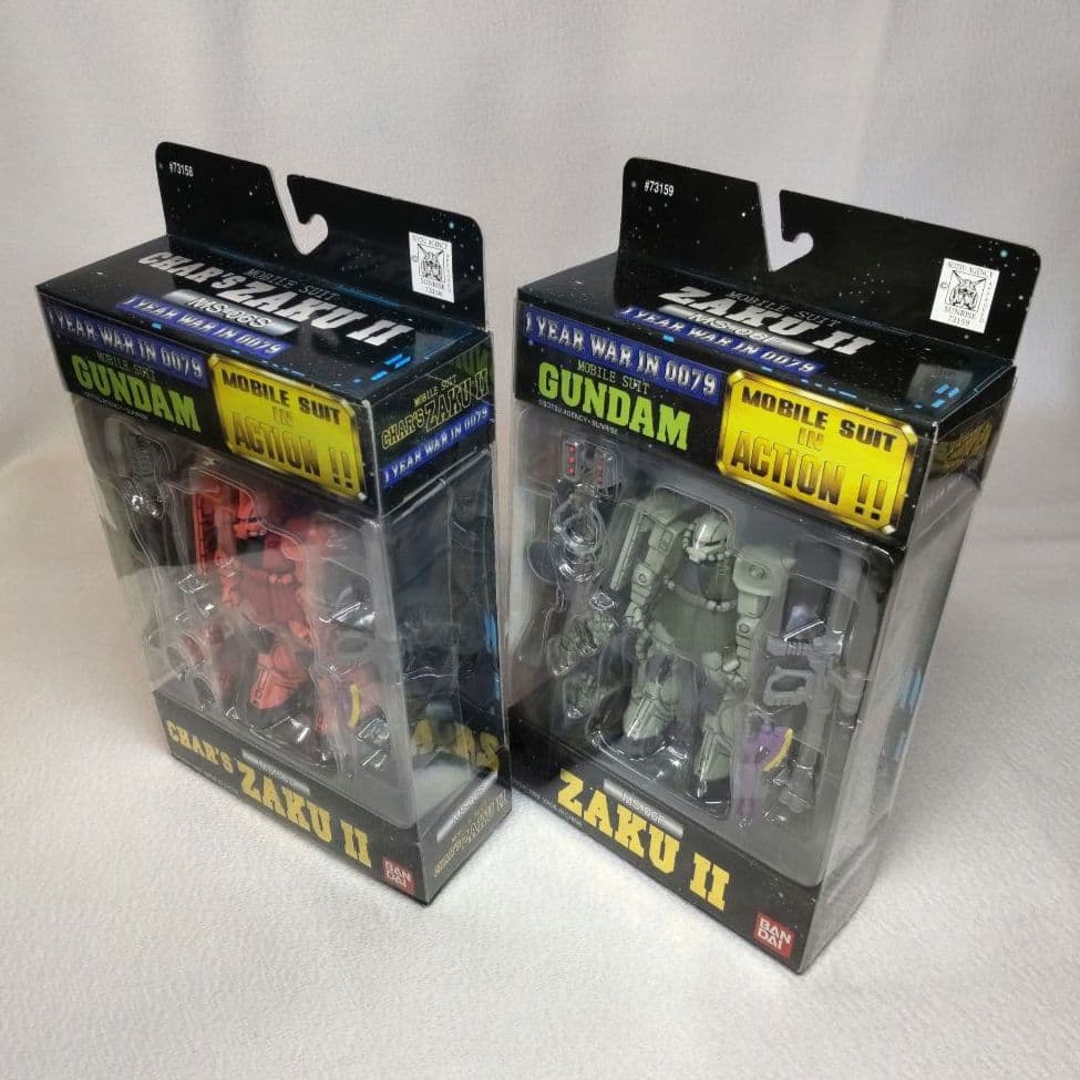 〈新品未開封〉MIA ザクⅡ シャア、ジョニー・ライデン、ギャビー・ハザード専用