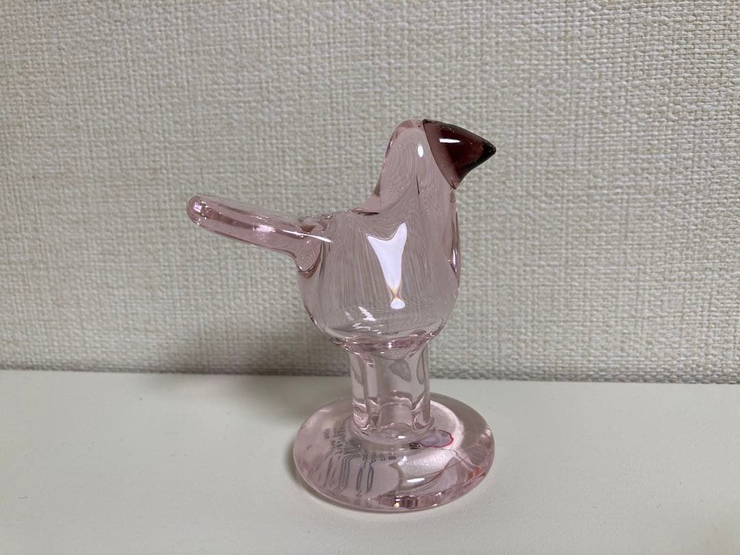 ペールピンク×ダークライラック　ミニシエッポ　スコープ　脚付きバード