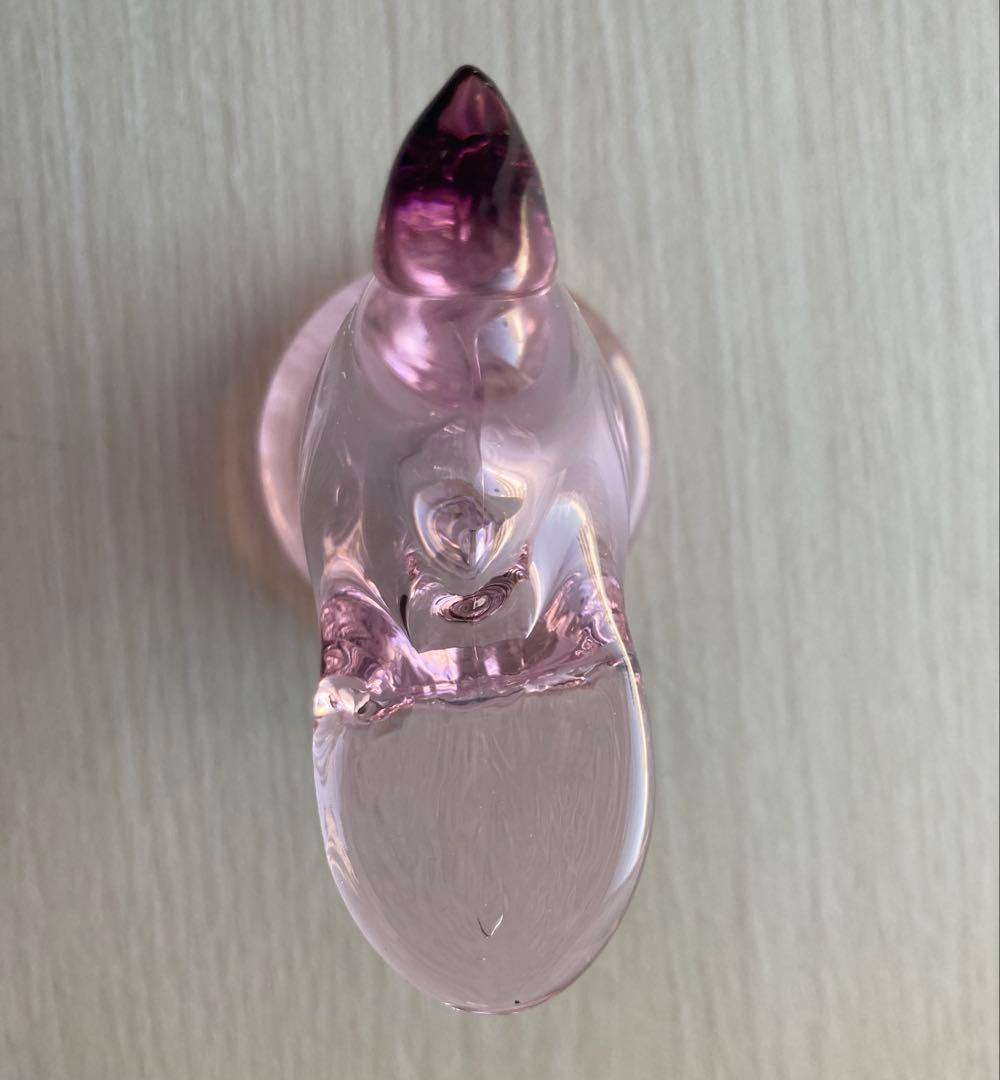 ペールピンク×ダークライラック　ミニシエッポ　スコープ　脚付きバード