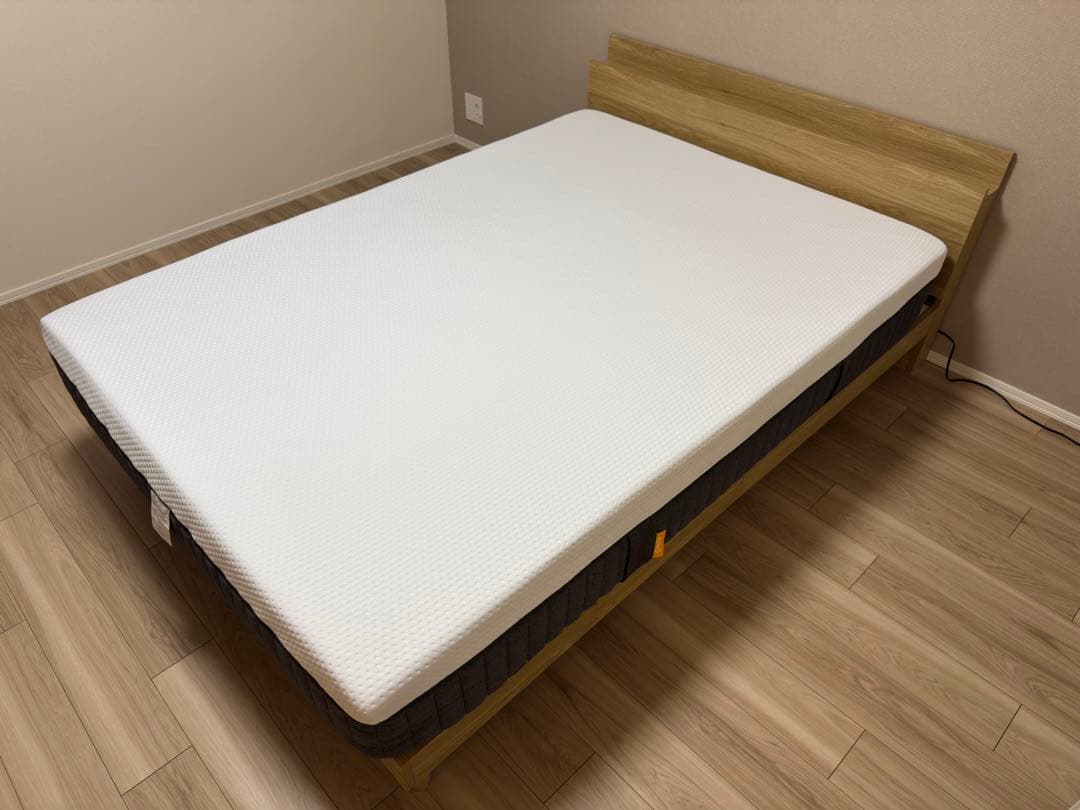 18.5万→3.3万円 エマハイブリッドV2ダブル+棚付きベッド 東京自取限定