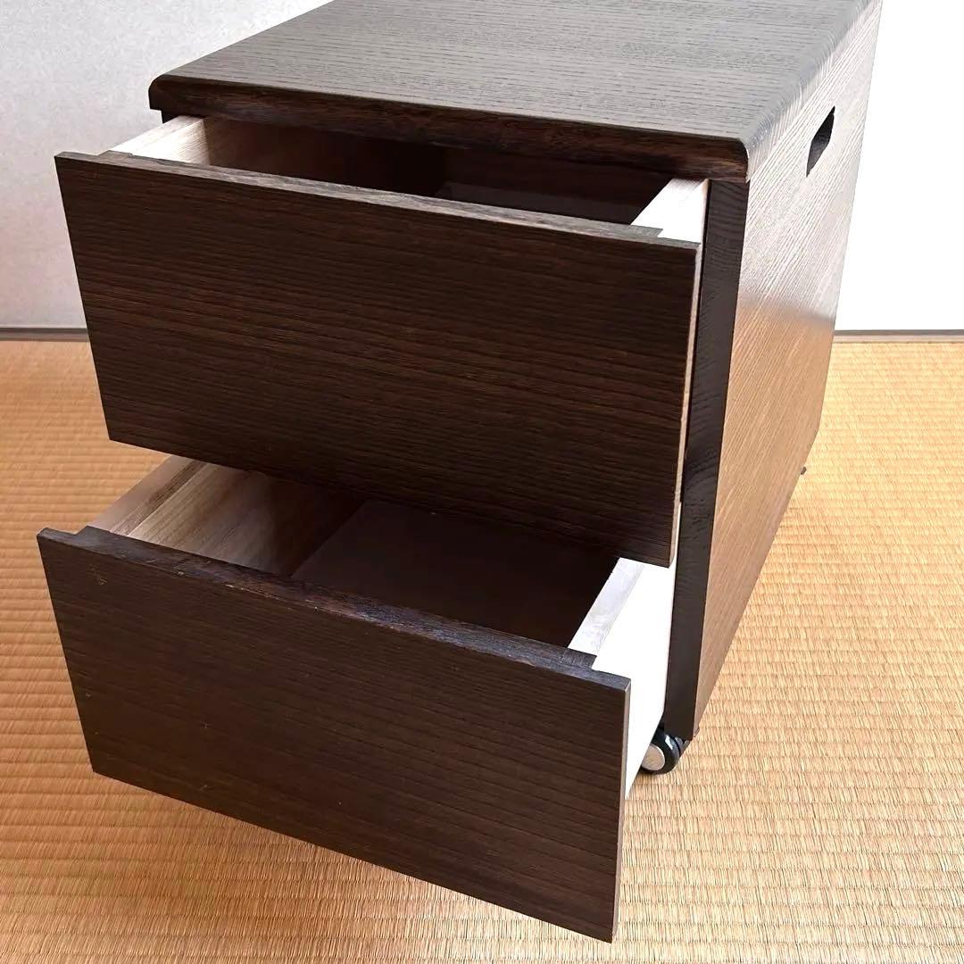 桐の引出しワゴン　新潟加茂市　匠の技　浅野タンス　オリジナル