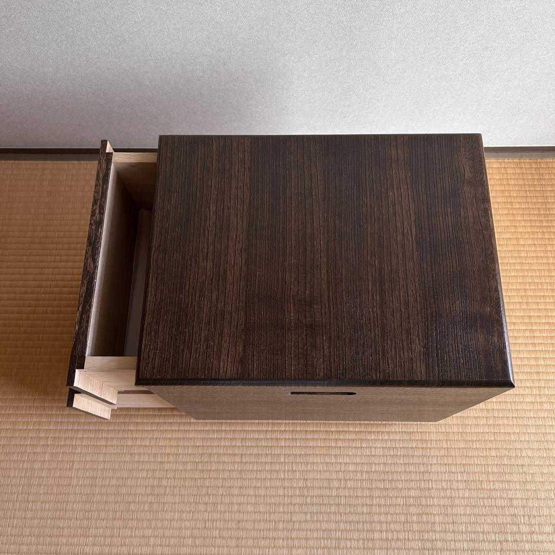 桐の引出しワゴン　新潟加茂市　匠の技　浅野タンス　オリジナル
