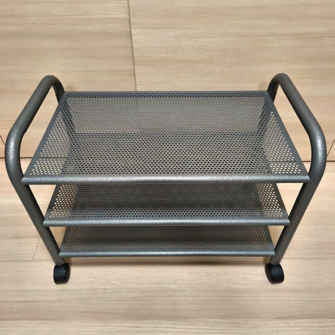 Innovator イノベーター 3段スチールワゴン ラック シェルフ