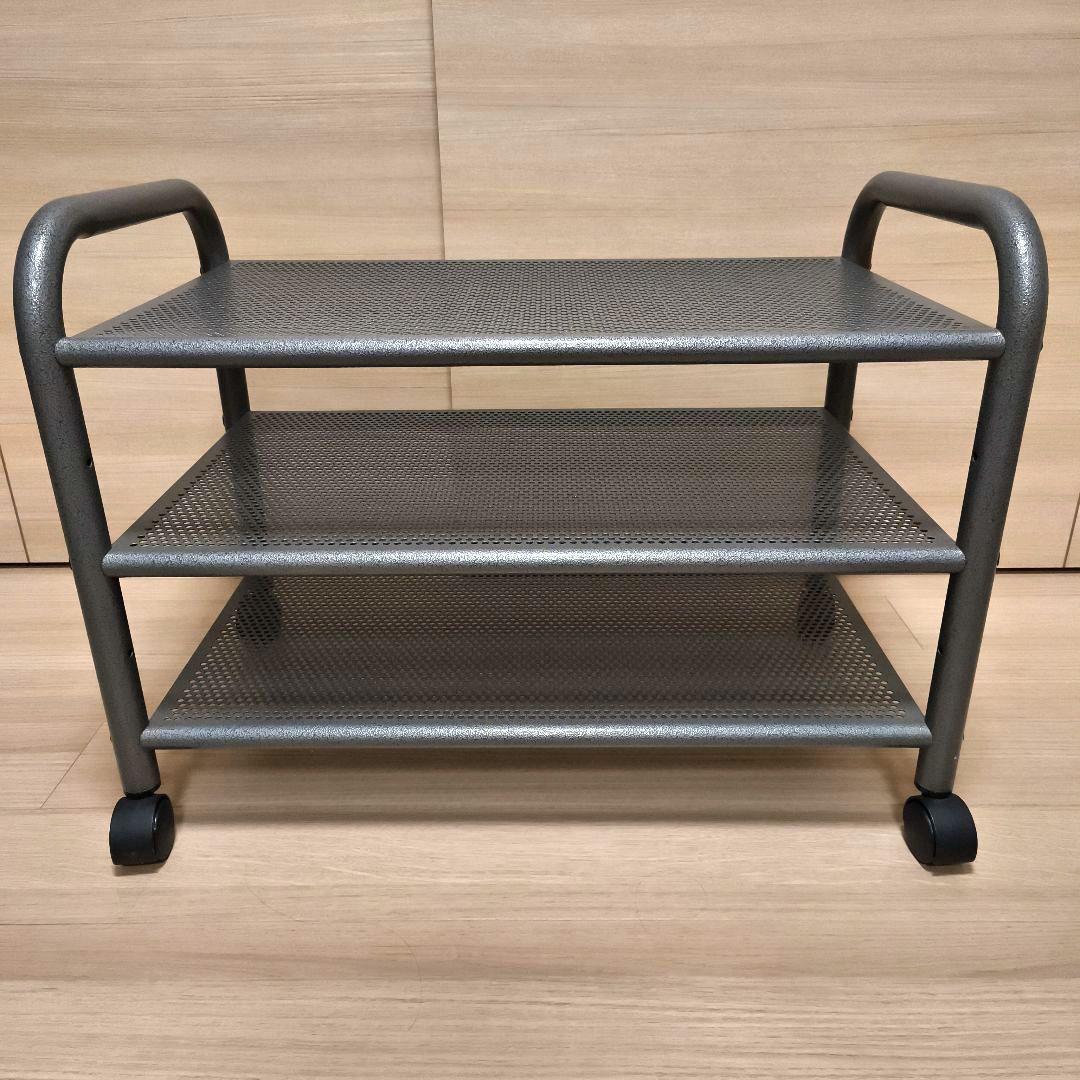Innovator イノベーター 3段スチールワゴン ラック シェルフ