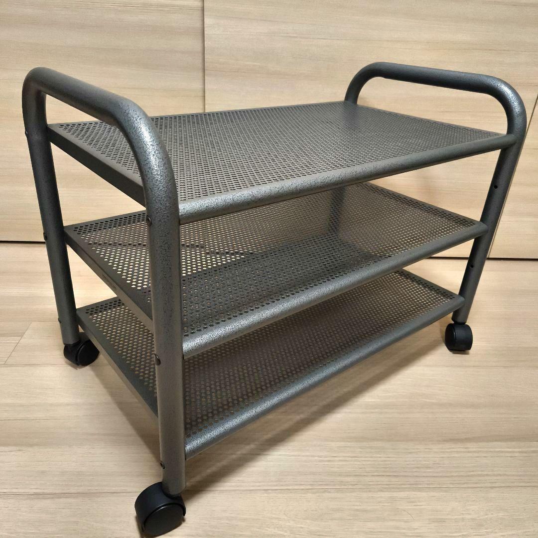 Innovator イノベーター 3段スチールワゴン ラック シェルフ