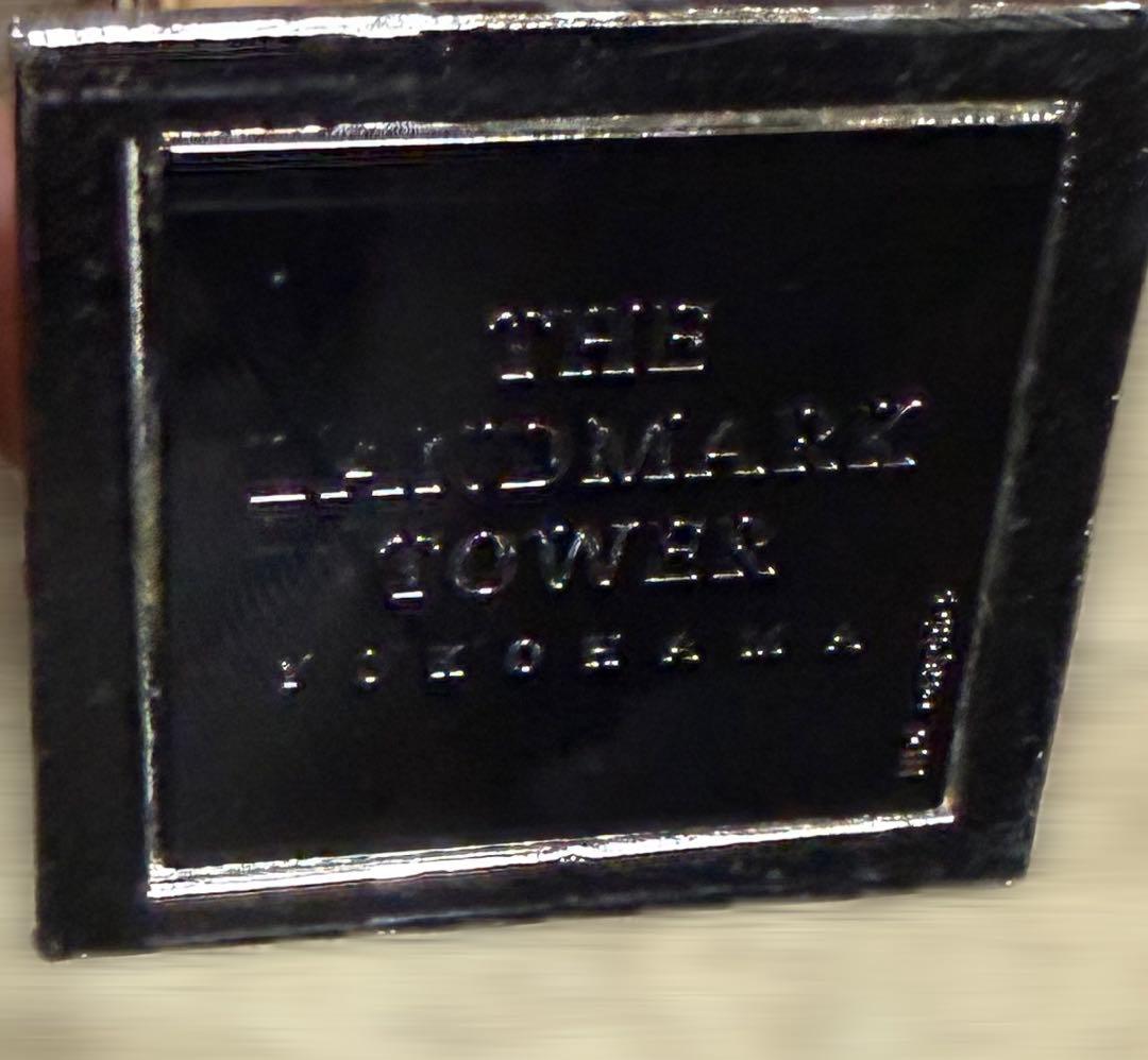 『限定品』横浜 ランドマークタワー オブジェ 置物 シルバー合金