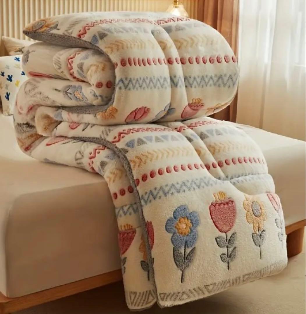 花柄シングルサイズ掛け布団