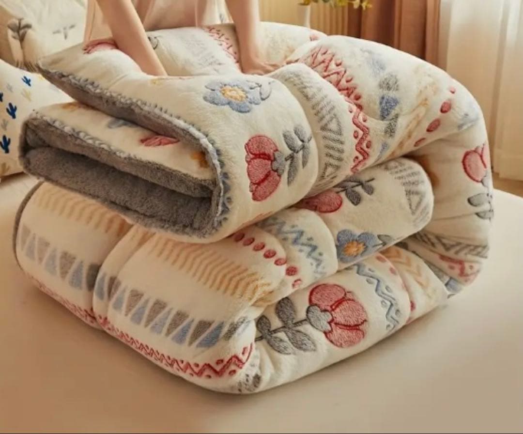 花柄シングルサイズ掛け布団