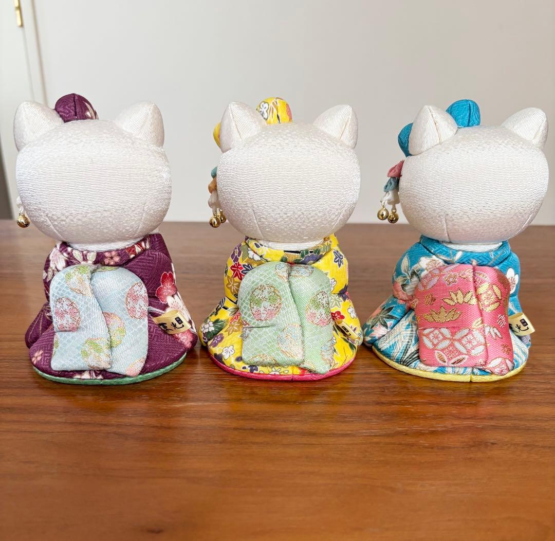 新品】招き猫 キティー キティーちゃん 舞妓 コラボ人形 柿沼東光