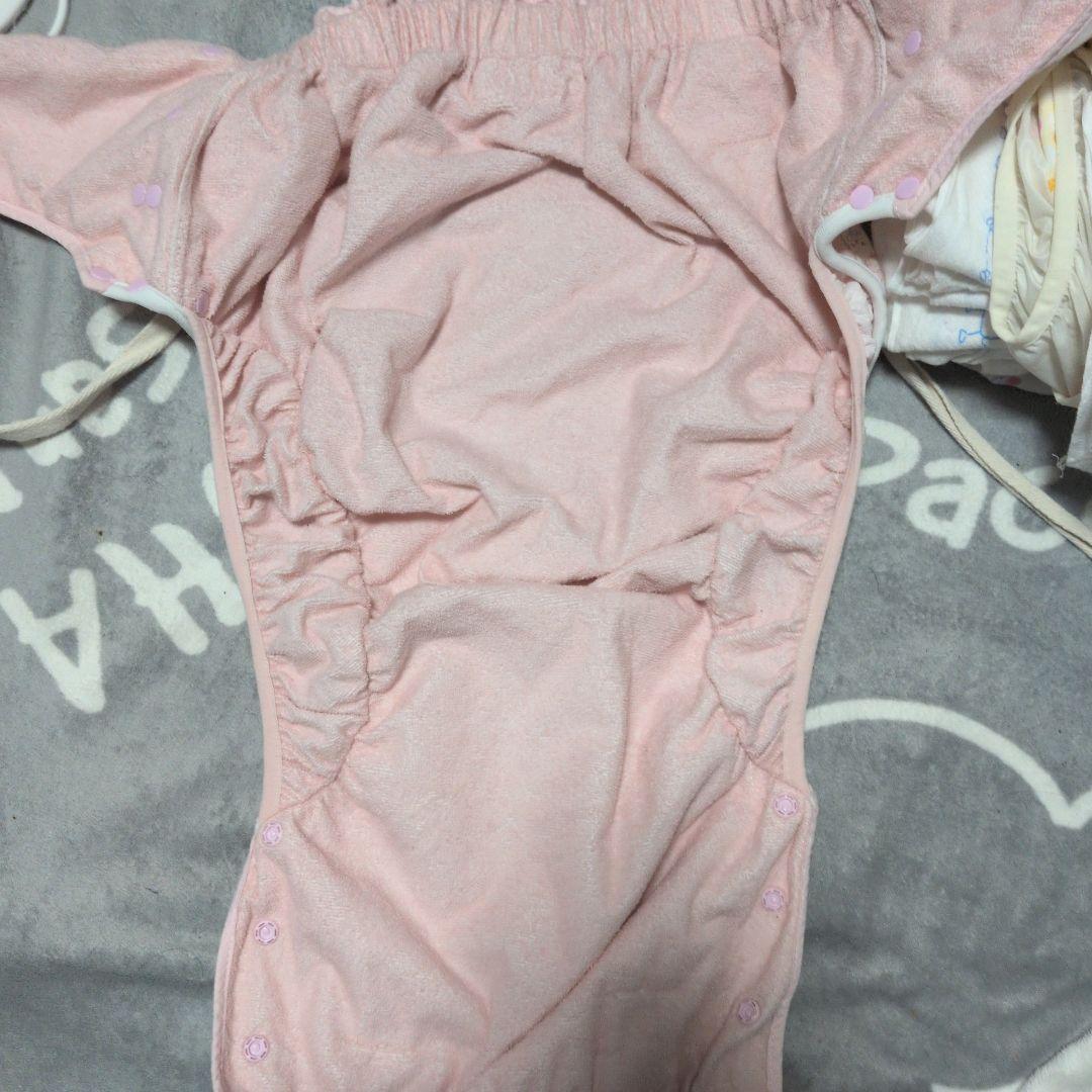 大人用おむつカバー　3点　布おむつ30枚