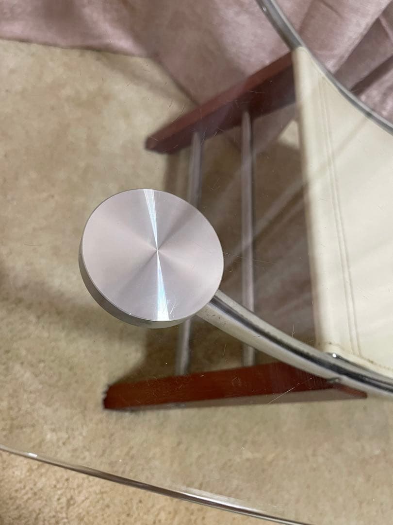 ミッドセンチュリー　スペースエイジ　ローテーブル　ガラステーブル　レトロ　昭和